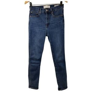 Aritzia Denim Forum The Lola Mid Rise Skinny 28L Jeans size 27